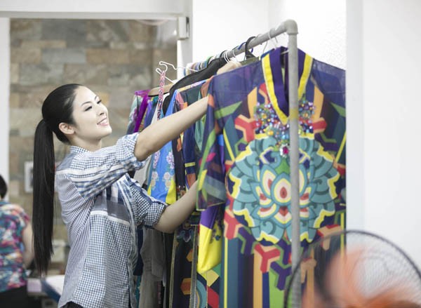 Ngọc Hân sắp ra mắt BST áo dài tại Festival Huế 2014 - ảnh 1